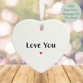 personalised-porcelain-heart-love-you-valentines-anniversary-gift|LLUVLOVEYOU|Luck and Luck| 1